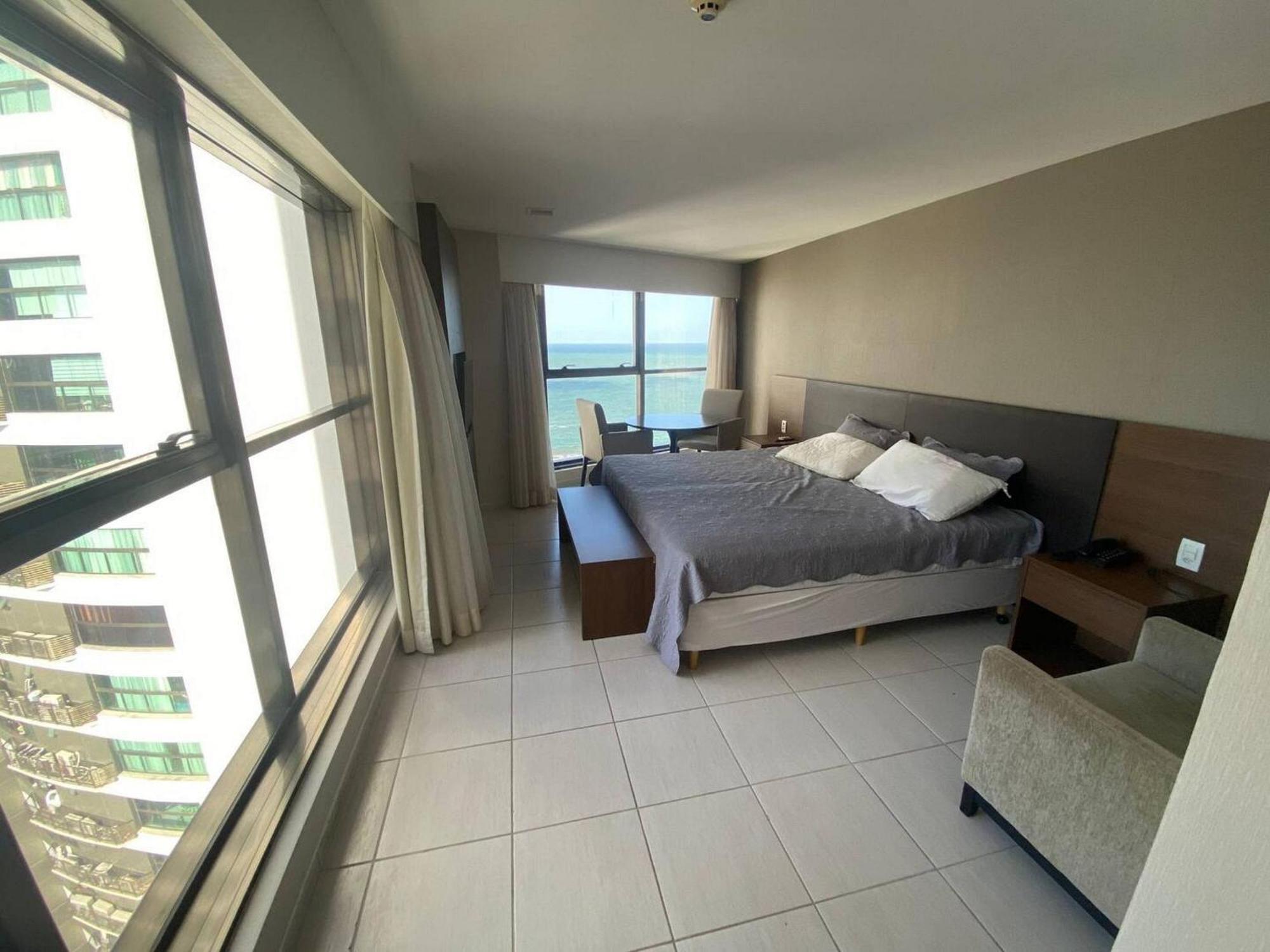 Flat Beira Mar Academia Piscina Boa Viagem Recife - Com Cafe Da Manha Opcional Apartment Exterior photo